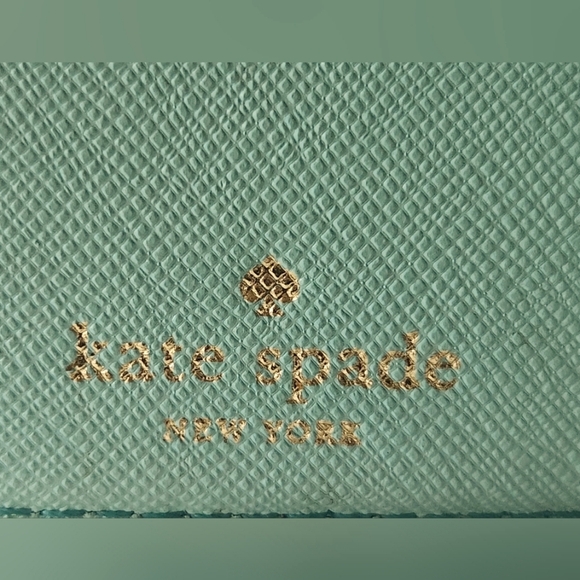 Kate Spade Laurel Way Reese Bifold Wallet Mint Green Color. *See Photos - Picture 10 of 15